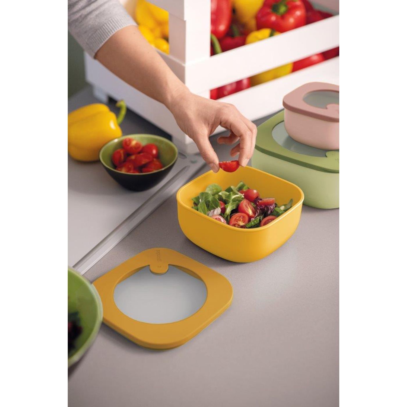 Boîte de conservation STORE&MORE BIO 450 ml Jaune